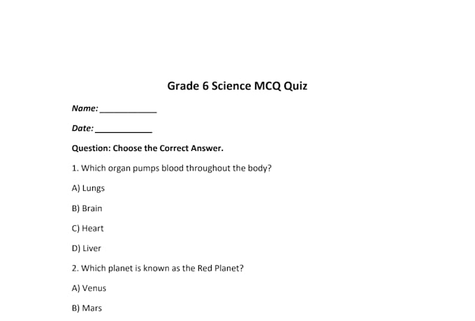 create professional worksheets quizzes mcqs and lesson plan